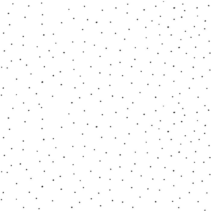 Tapete Black and white dot background Seamless pattern, unusual spots Background drawing graphics print Vector line design Fabric, furniture, textiles, black and white wallpapers - vector