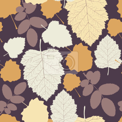 Tapete Blätter in meinem Garten