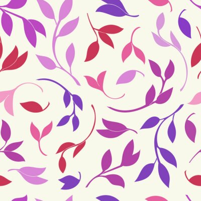 Tapete Blätter Muster