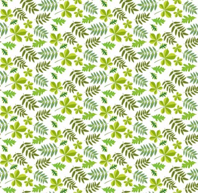 Blätter nahtlose Muster Hintergrund