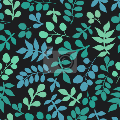 Tapete Blattvariationen