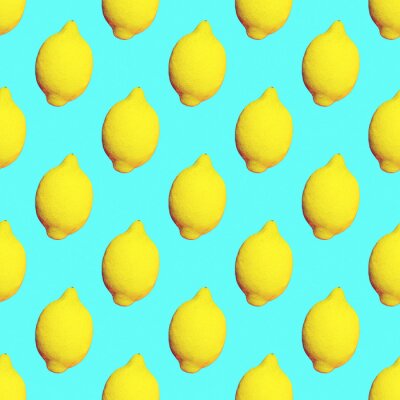 Tapete Blaue abstrakte Erdbeeren