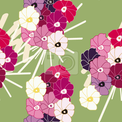 Tapete Blumen aus Japan