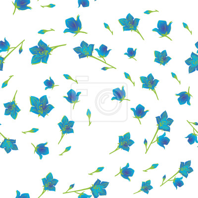 Tapete Blumen wirbeln