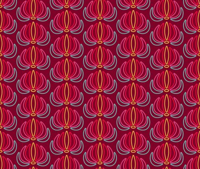 Tapete Blumenrosa Abstraktion