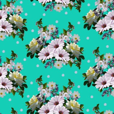 Tapete Blumensträuße