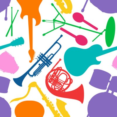 Tapete Bunte Klänge