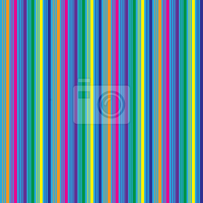Tapete Buntes Muster mit dicht angeordneten Streifen