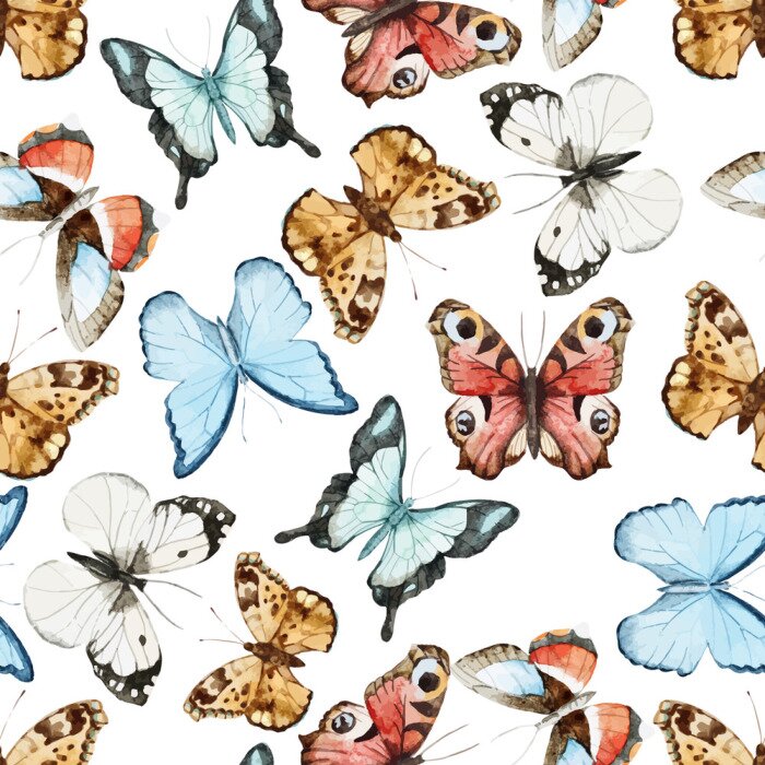 Tapete Butterfly pattern