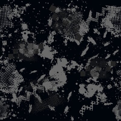 Tapete Camouflage Muster Hintergrund nahtlose Vektor-Illustration. Klassische Kleidung Stil Maskierung camo Wiederholung drucken. Grün braun schwarz olivfarben wald textur