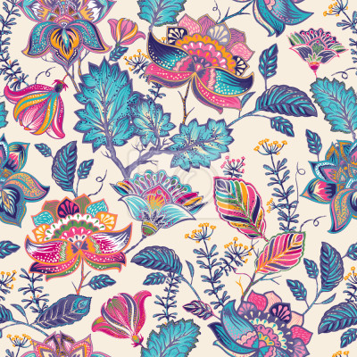 Tapete Charmante Blumen