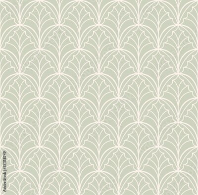 Tapete 
Classic art deco vector seamless pattern. Abstract vintage background. Geometric damask texture.