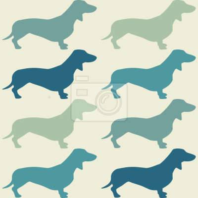 Tapete Dachshund Vintag