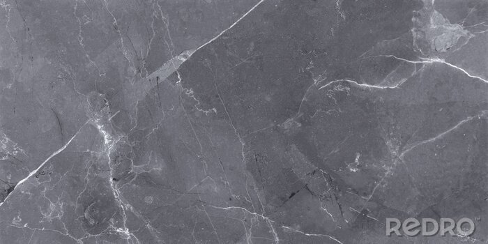 Tapete Dark color marble texture, black stone marble background