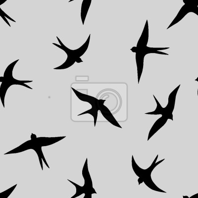 Tapete Der Flug der Schwalben