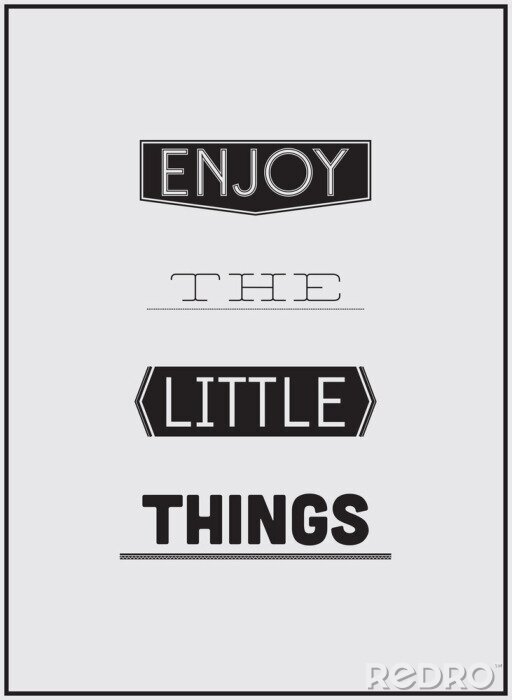 Tapete Designerbeschriftung über Glück