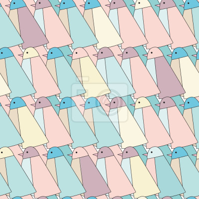 Tapete Die Einsatzvögel