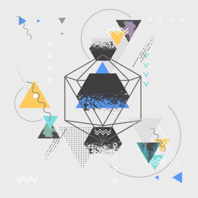 Dreidimensionaler geometrischer Mischmasch