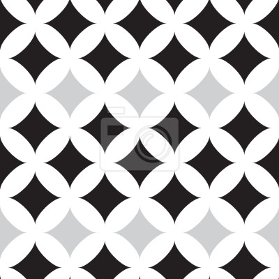 Tapete Dunkle Retro Fliesen