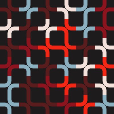 Tapete Dunkles abstraktes Bauhaus