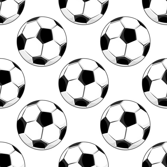 Tapete Einheitliche Fußbälle