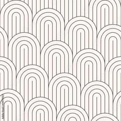 Tapete Elegante Liniengeometrie