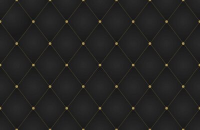 Tapete Elegantes gestepptes Schwarz