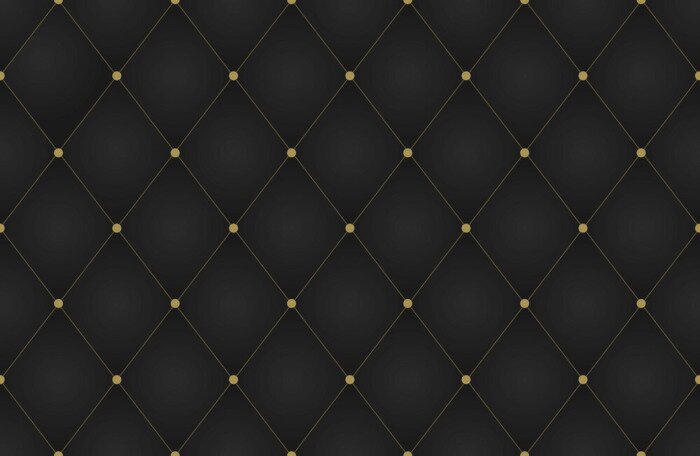 Tapete Elegantes gestepptes Schwarz
