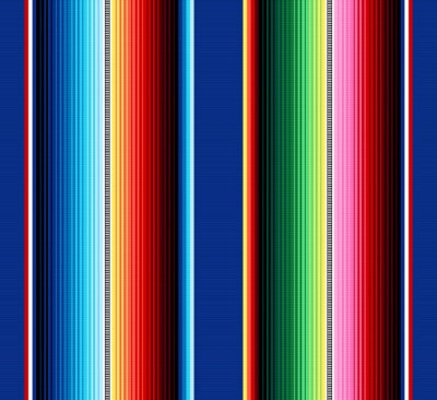 Tapete Ethnisches mexikanisches Muster mit Streifen