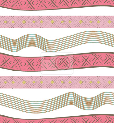 Tapete Ethno Bänder