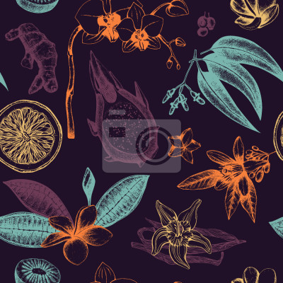 Tapete Exotische Pflanzen