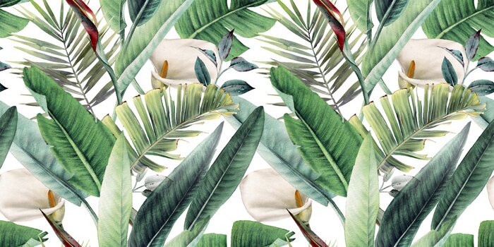 Tapete Exotische Vegetation