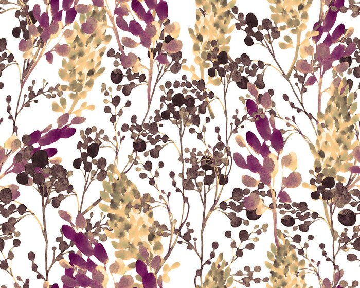 Tapete Farben der herbstlichen Felddickichte