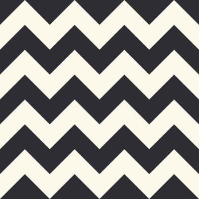 Tapete Fashion Zick-Zack-Muster, nahtlose Vektor Hintergrund