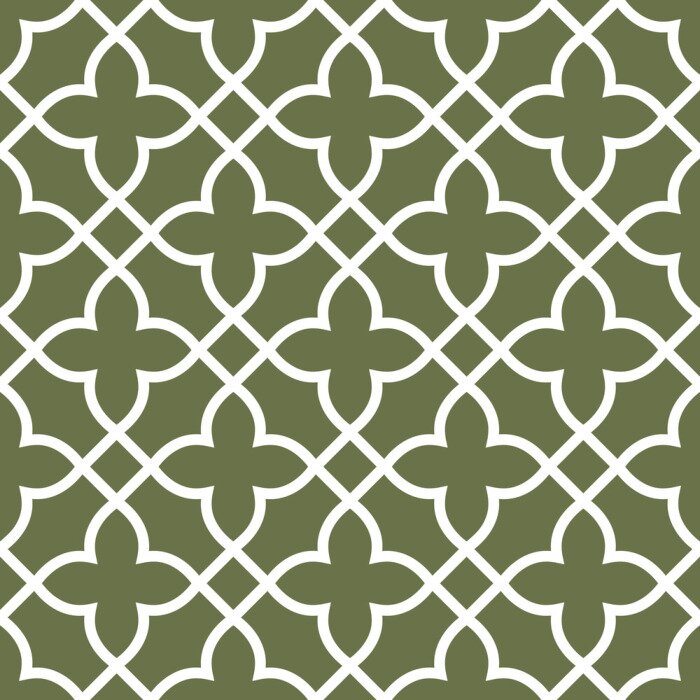 Tapete Figures nahtloses Gittermuster - Arabeskenverzierung
