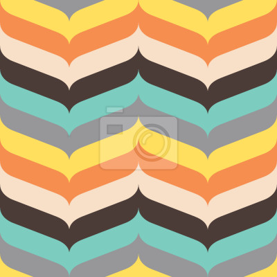 Tapete Fischgrät-Herbst-Vibrationen