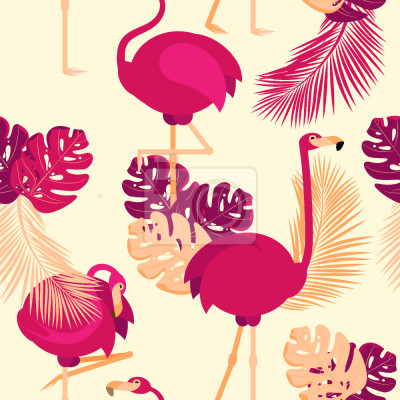 Tapete Flamingos Posen