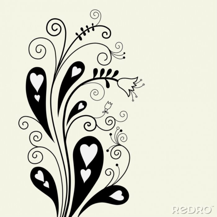 Tapete floral background