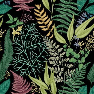 Tapete Floral nahtlose Muster.