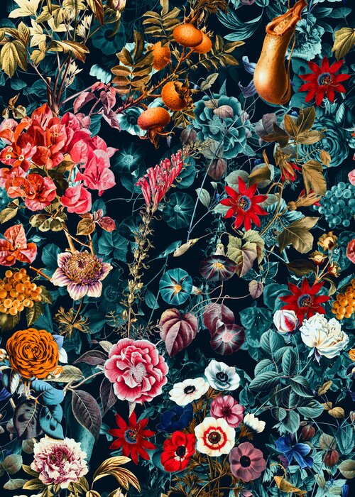 Tapete Flowers pattern.Silk scarf design, fashion textile. Background for the design and decoration of textiles. art abstract design, Seamless flower pattern