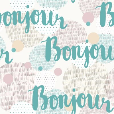 Tapete Französische Grußformel