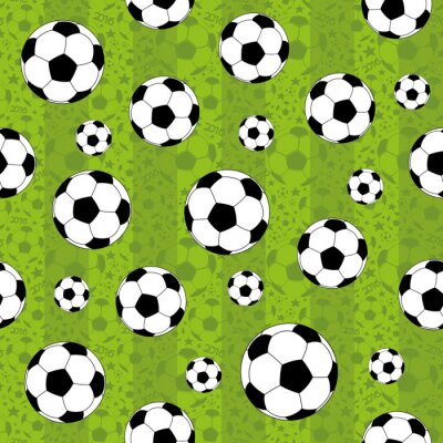 Tapete Fußball-Muster für nahtlose Hintergrund.