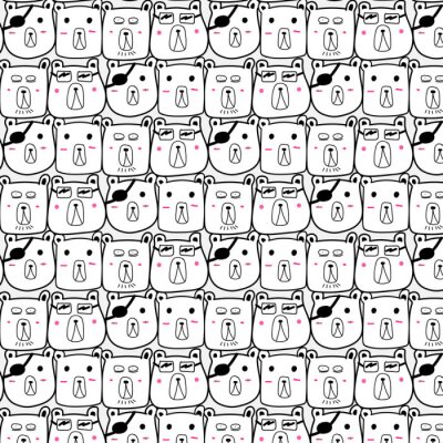 Tapete Gekritzelkunst.