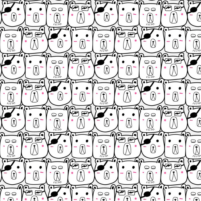 Tapete Gekritzelkunst.