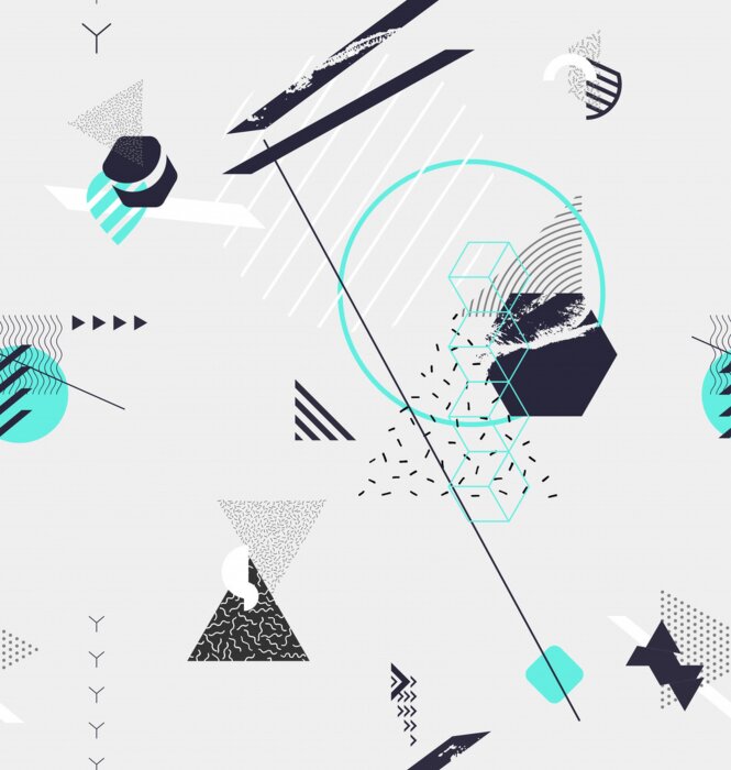 Tapete Geometrische Komposition