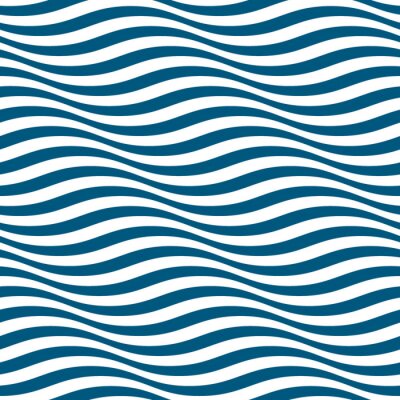 Tapete Geometrische Wellen optischer Abstraktion