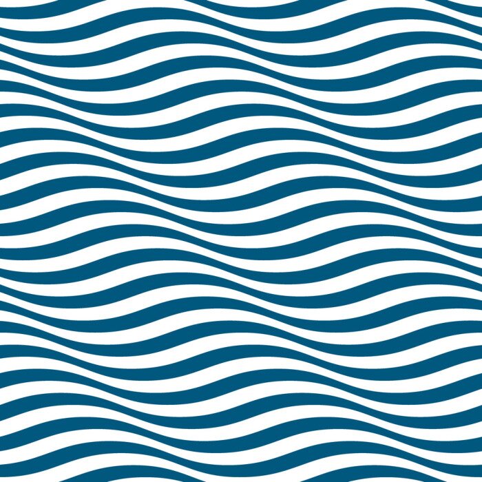 Tapete Geometrische Wellen optischer Abstraktion