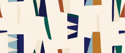 Tapete Geometrischer Scherenschnitt