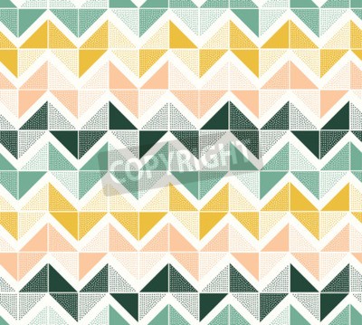 Tapete Geometrisches buntes Muster