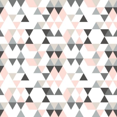 Tapete Geometrisches Muster mit kleinen Dreiecken